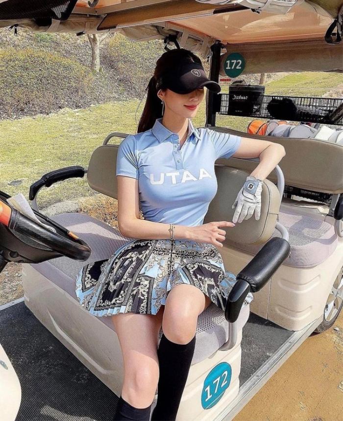Dù mặc kiểu váy chơi golf này từng bị dọa giết, kiều nữ xứ Hàn vẫn không e ngại - 8