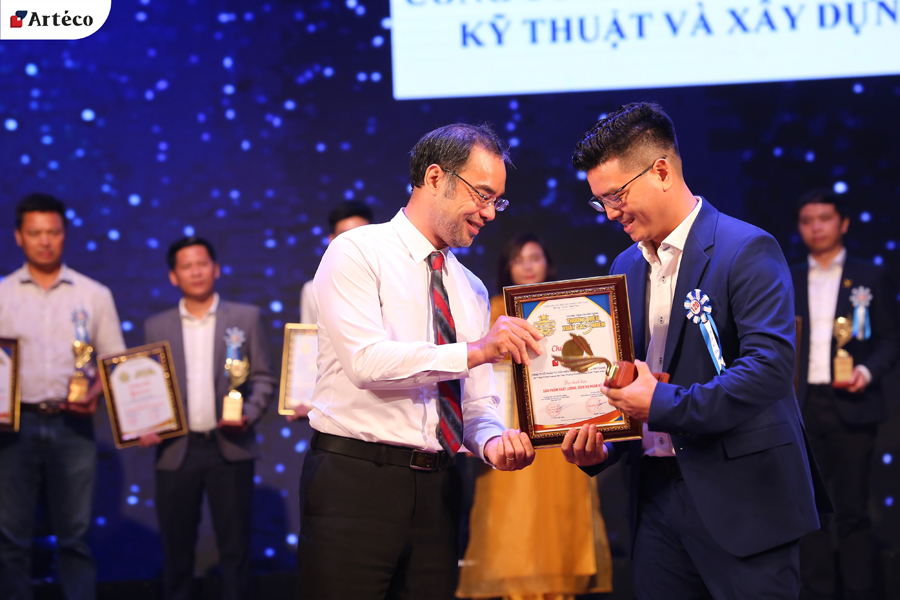 Arteco nhận giải thưởng "Sản phẩm chất lượng, Dịch vụ hoàn hảo 2022" và là một trong những thương hiệu xuất sắc 3 miền - 3