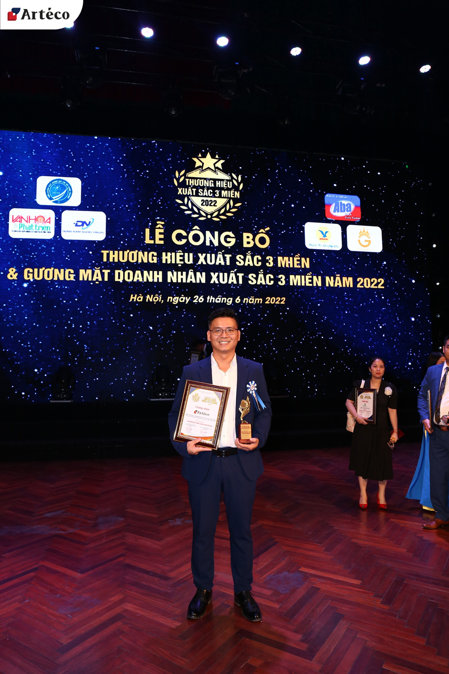 Arteco nhận giải thưởng "Sản phẩm chất lượng, Dịch vụ hoàn hảo 2022" và là một trong những thương hiệu xuất sắc 3 miền - 4