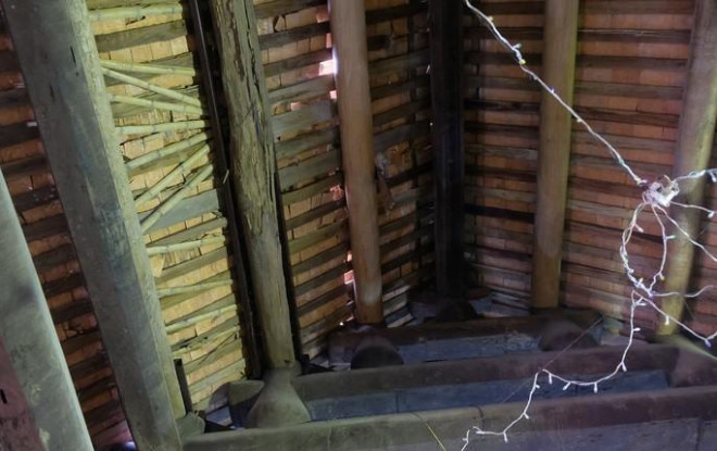 Rui mè bị hỏng được chính quyền địa phương chằng tạm bằng tre nứa để cho ngói không tụt xuốngĐình Đô Mỹ được xây dựng năm 1850, thờ Thành hoàng Thái úy Tô Hiến Thành, phối thờ hai vị Đô Bá và Nguyễn Thận Xuân. Đình được xếp hạng di tích lịch sử cách mạng cấp tỉnh năm 1996