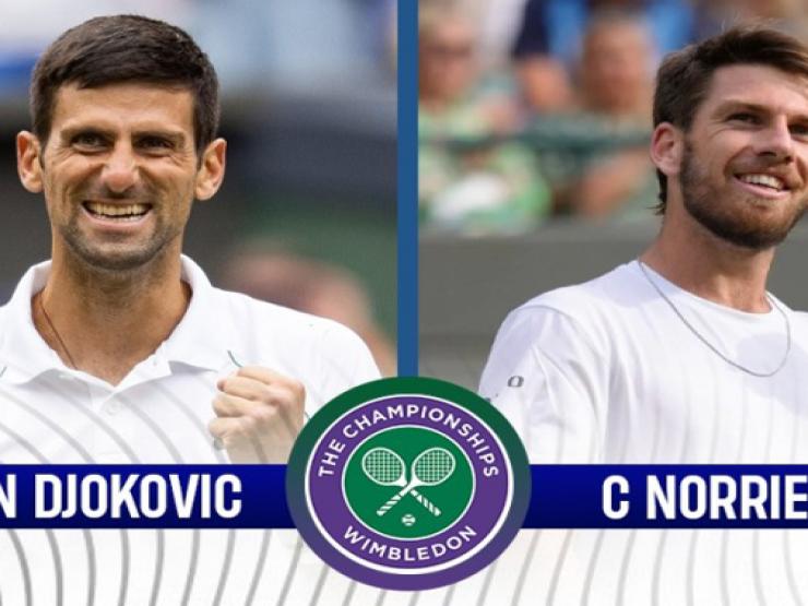 Trực tiếp tennis Djokovic - Norrie: Lạnh lùng kết liễu (Bán kết Wimbledon) (Kết thúc)