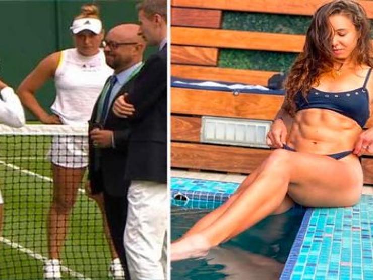 Thể thao - Choáng tay vợt nữ phải mượn áo lót của HLV vì mặc nhầm đồ ở Wimbledon