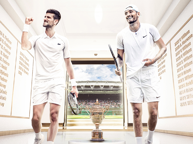 Thể thao - Nóng rực chung kết Wimbledon: Djokovic quyết phá "dớp", Kyrgios nói điều bất ngờ