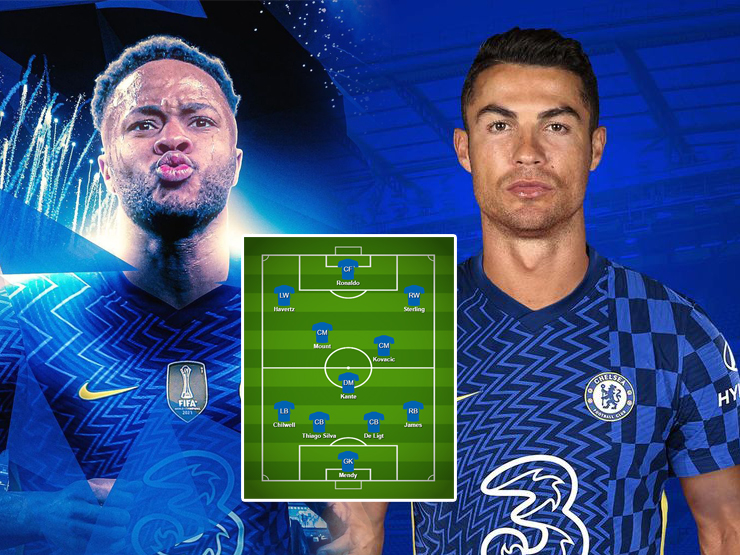 Báo Anh dự đoán đội hình Chelsea với Ronaldo - Sterling, đối thủ phải khiếp sợ