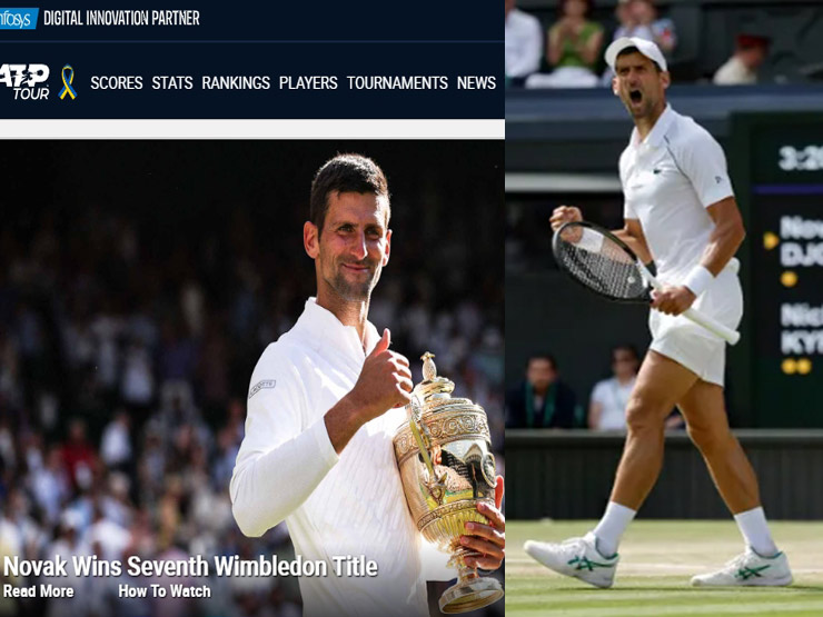 Báo chí thế giới nể phục Grand Slam thứ 21 của Djokovic, tin sắp bắt kịp Nadal
