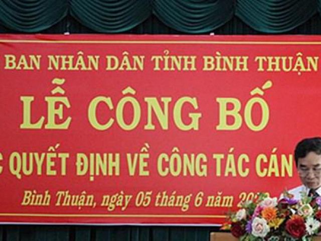 Bình Thuận: Điều động giám đốc Sở TN&MT, giám đốc Sở TT&TT nhận nhiệm vụ khác
