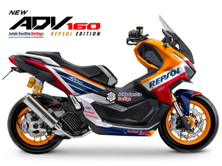 Thế giới xe - "Vua xe ga" Honda xuất hiện phiên bản Repsol cực "cháy"