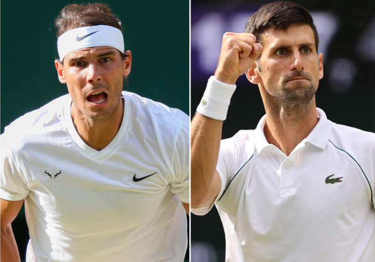 Nadal (trái) tăng hạng, Djokovic rớt vị trí sau Wimbledon 2022