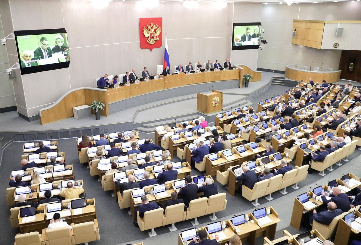 Một phiên họp của Hạ viện Nga (ảnh: Reuters)