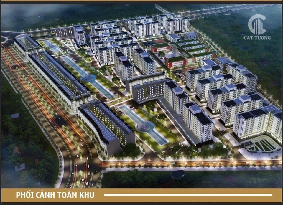 Phối cảnh tổng thể dự án Cát Tường Smart City