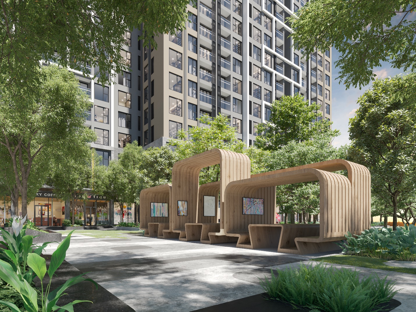 Không gian làm việc sáng tạo chan hòa với thiên nhiên tại Masteri West Heights