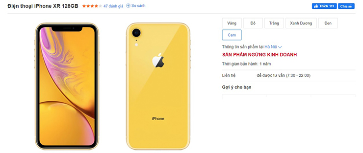 iPhone XR 4 năm tuổi sắp "tuyệt chủng" tại Việt Nam - 3