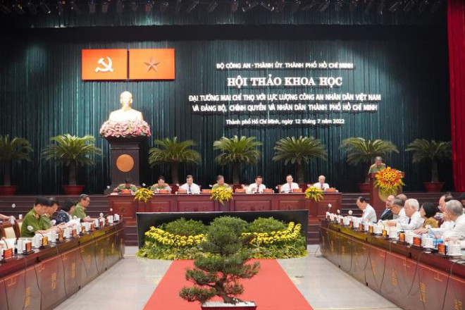 Hội thảo khoa học "Đại tướng Mai Chí Thọ với lực lượng Công an nhân dân Việt Nam và Đảng bộ, chính quyền và Nhân dân Thành phố Hồ Chí Minh".