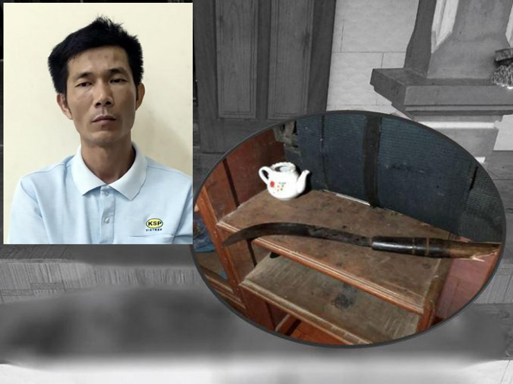 Pháp luật - Nghi phạm gây ra án mạng khiến 4 người thương vong chém loạn xạ vào bất cứ thứ gì bắt gặp