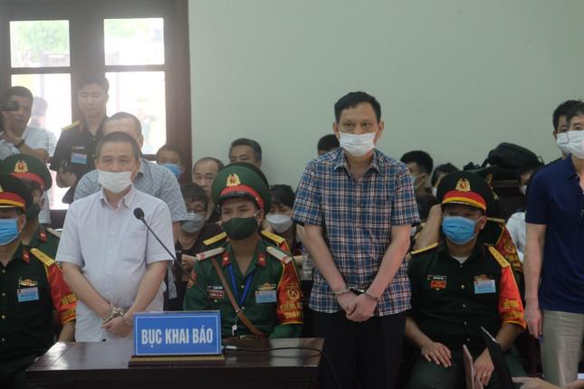 Các bị cáo tại phiên tòa