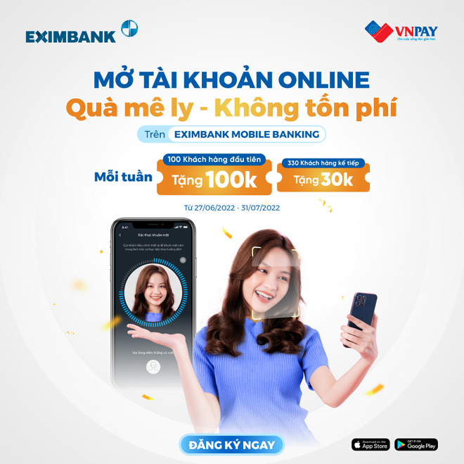 Mở tài khoản Eximbank qua hình thức eKYC, tận hưởng loạt ưu đãi hấp dẫn - 2