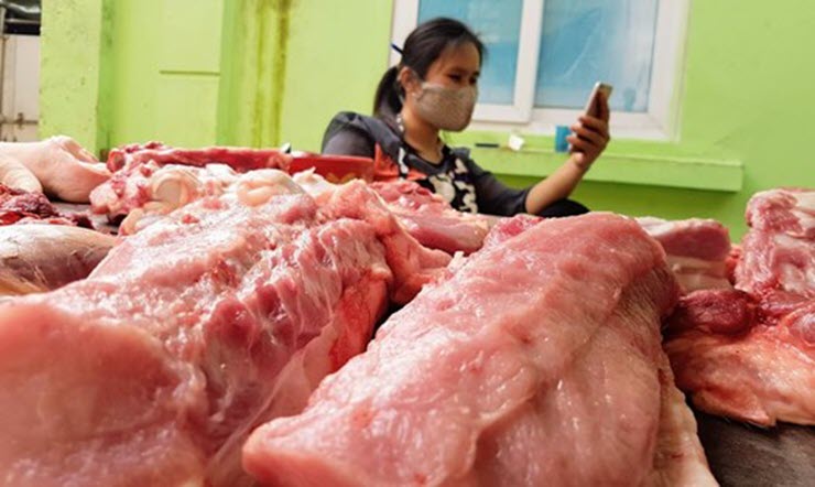 Giá thịt lợn đã tăng khoảng 15.000-30.000 đồng/kg so với thời điểm đầu tháng