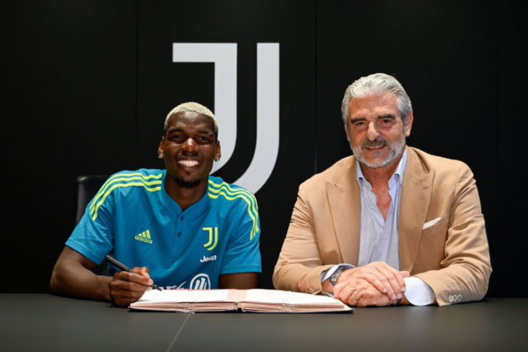 Pogba hớn hở ký hợp đồng 4 năm khi trở lại Juventus