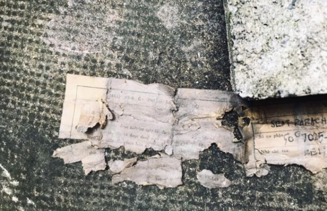 Qua kiểm tra, khảo sát, đoàn đã thu gom các vật thể xác máy bay, dù phi công, một số trang bị có ký hiệu “US.NAVY”, một số ký hiệu của nhà sản xuất, năm sản xuất…