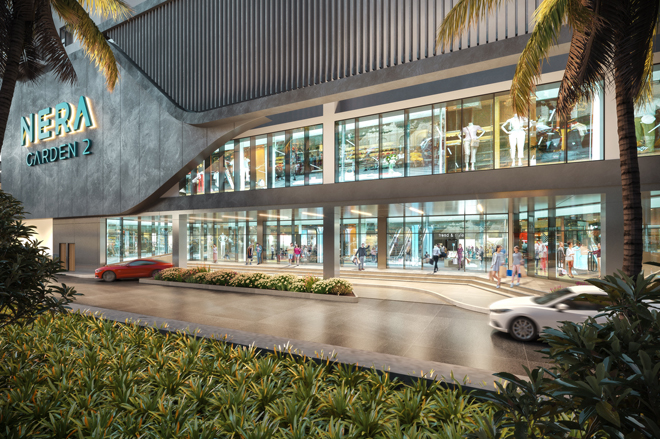 Ảnh phối cảnh Shophouse khối đế Nera Garden