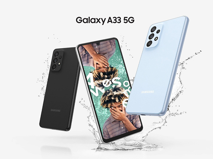 Bộ ba Galaxy A 2022 là những điện thoại chống nước nổi bật ở phân khúc tầm trung.