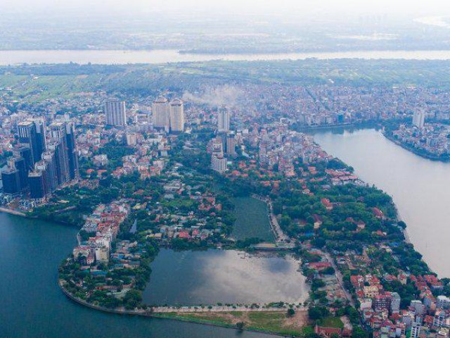 Kinh doanh - Toàn cảnh bán đảo Quảng An sắp xây nhà hát nổi trên mặt hồ