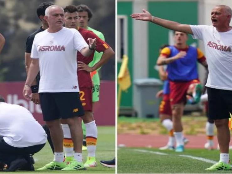 Bóng đá - Mourinho gây sốc, hùng hổ lao vào sân đòi đuổi cầu thủ đối phương chơi xấu