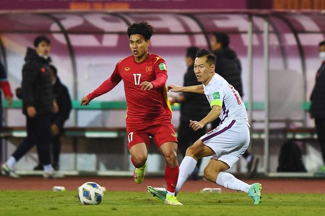 Trung Quốc trong trận thua Việt Nam 1-3 vào ngày 1/2/2022