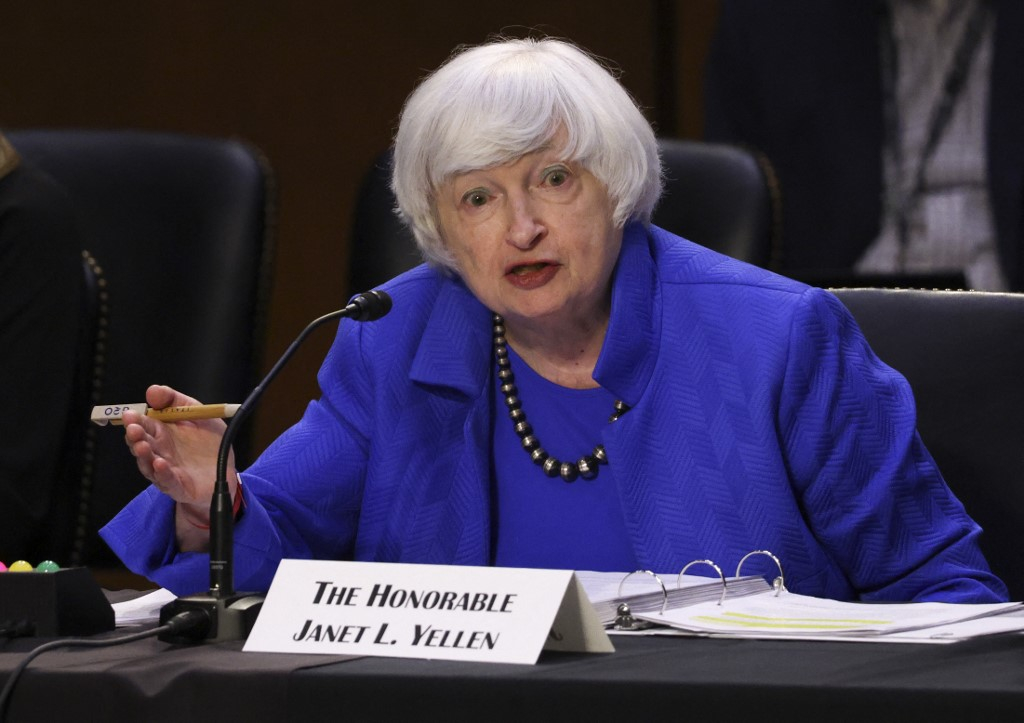 Bộ trưởng Tài chính Mỹ - bà Janet Yellen (ảnh: RT)