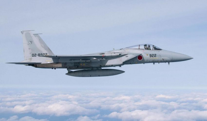 Mỹ, Nhật điều 52 máy bay tham gia tập trận chung. Ảnh: KYODO