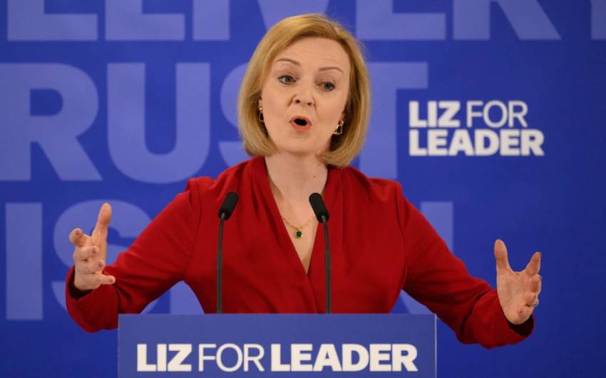 Bà Liz Truss - ứng cử viên sáng giá cho chức Thủ tướng Anh (ảnh: RT)
