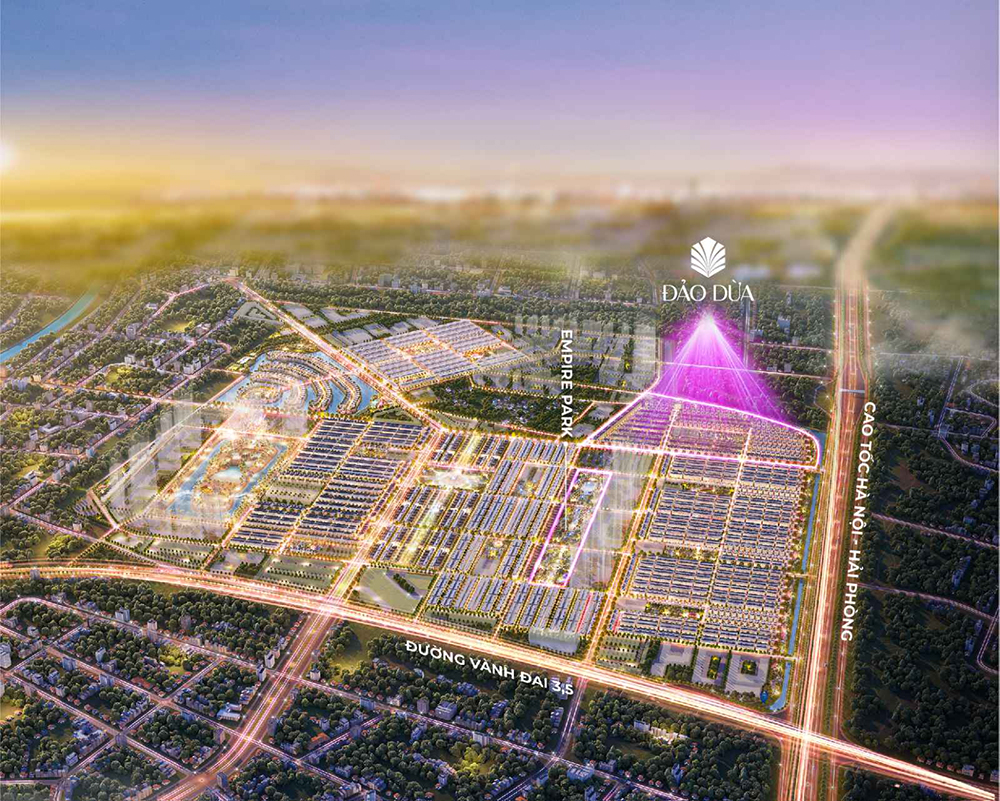 Đảo Dừa là một trong hai phân khu cao cấp sở hữu vị trí đắc địa ở đại đô thị Vinhomes Ocean Park 2 - The Empire, đảm bảo tiềm năng tăng giá bền vững trong tương lai.