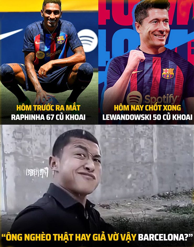 Không biết là Barca đang "giả nghèo" hay là nghèo thật.