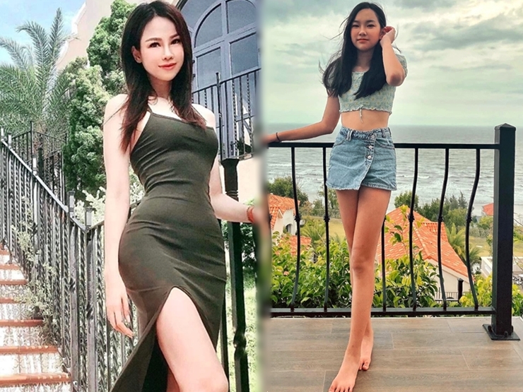 Đời sống Showbiz - 14 tuổi, cháu nội tỷ phú Hoàng Kiều khoe chân dài, sắp "vượt mặt" nhiều mỹ nhân