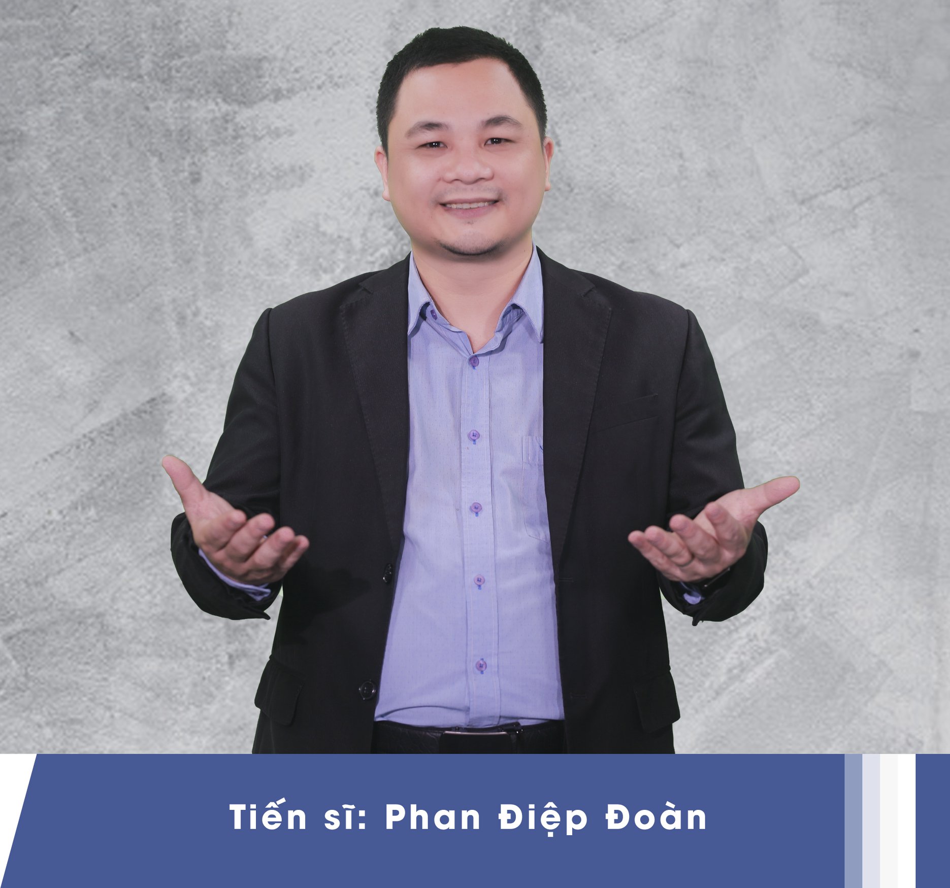 Thầy Phan Điệp Đoàn hiện đang là Tiến sĩ Luật học và Quản lý công tại Học viện Hành chính quốc gia - đơn vị đào tạo cán bộ, công chức và viên chức nhà nước.