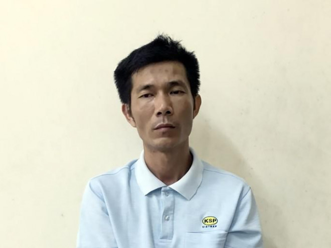 Lương Văn Thảo tại cơ quan công an - Ảnh: Công an cung cấp