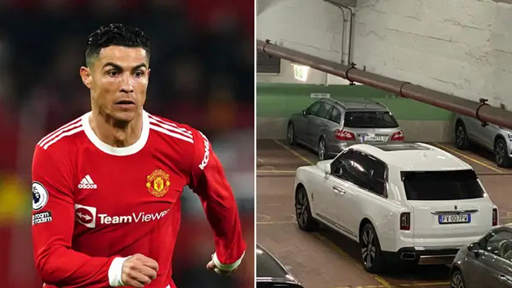 Xe của Ronaldo xuất hiện tại sân Jose Alvalade