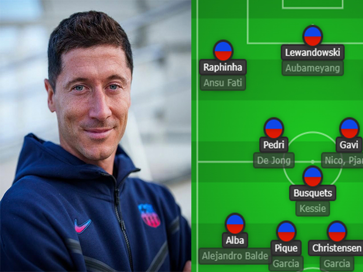 Bóng đá - Barcelona có Lewandowski: Siêu đội hình chờ lật đổ Real Madrid ở La Liga và cúp C1