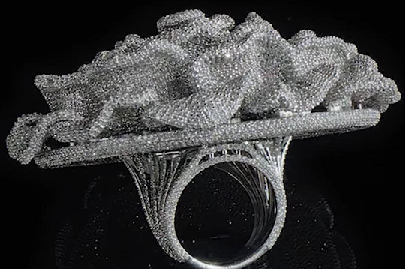 Chiếc nhẫn siêu khủng giành Kỷ lục Guinness với 24.679 viên kim cương - 1