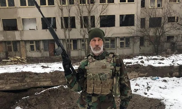 John Harding, người chiến đấu bên cạnh tiểu đoàn Azov, bị các lực lượng Nga bắt giữ vào tháng 5. Ảnh: BBC