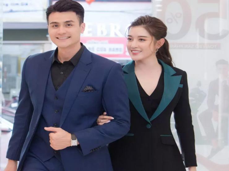 Xu hướng thời trang - Huyền My, Vĩnh Thụy cùng diện suit, đẹp đôi khi sánh bước bên nhau