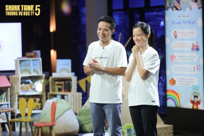 MC Minh Trang tham gia&nbsp;“Shark Tank Việt Nam” mùa 5 (Ảnh:&nbsp;Shark Tank Việt Nam)