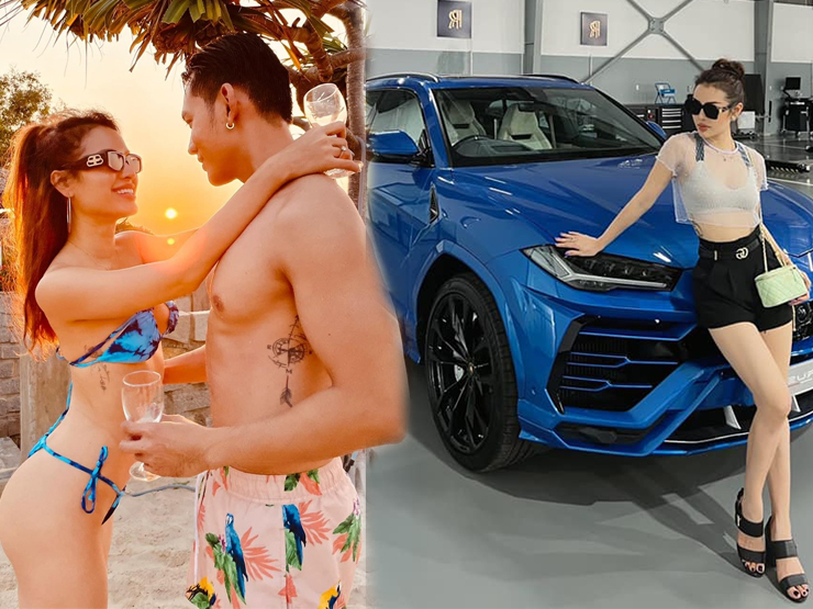 Đời sống Showbiz - "Cô dâu 88 cây vàng, 2 tỷ hột xoàn" được chồng trẻ yêu chiều, tậu xế hộp "mỏi tay"