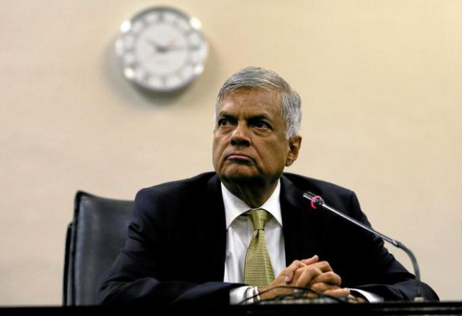 Tân Tổng thống Sri Lanka Ranil Wickremesinghe - Ảnh: REUTERS