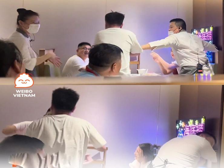 Bạn trẻ - Cuộc sống - Clip: Nhân viên "choáng" khi khách “mạnh bạo” chúc mừng sinh nhật trong quán