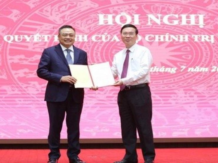 Ông Trần Sỹ Thanh được giới thiệu để bầu giữ chức Chủ tịch UBND TP Hà Nội