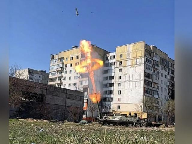 Súng cối lớn nhất thế giới của Nga có thể đã khai hỏa ở nhà máy thép Azovstal