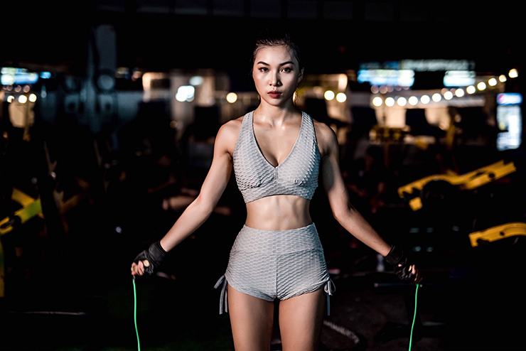Hot girl Thu Tâm eo “con kiến” thi Hoa hậu thể thao, đoạt giải Người đẹp hình thể nhờ Gym - 5