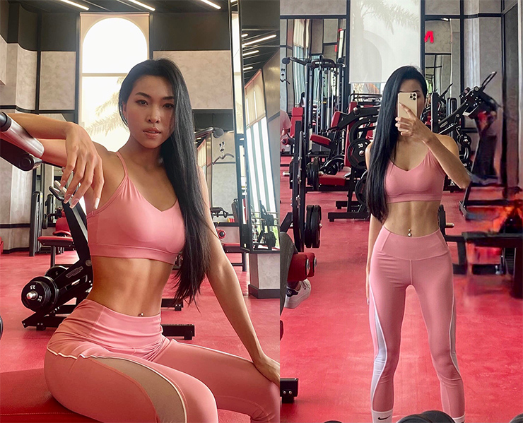 Hot girl Thu Tâm eo “con kiến” thi Hoa hậu thể thao, đoạt giải Người đẹp hình thể nhờ Gym - 9