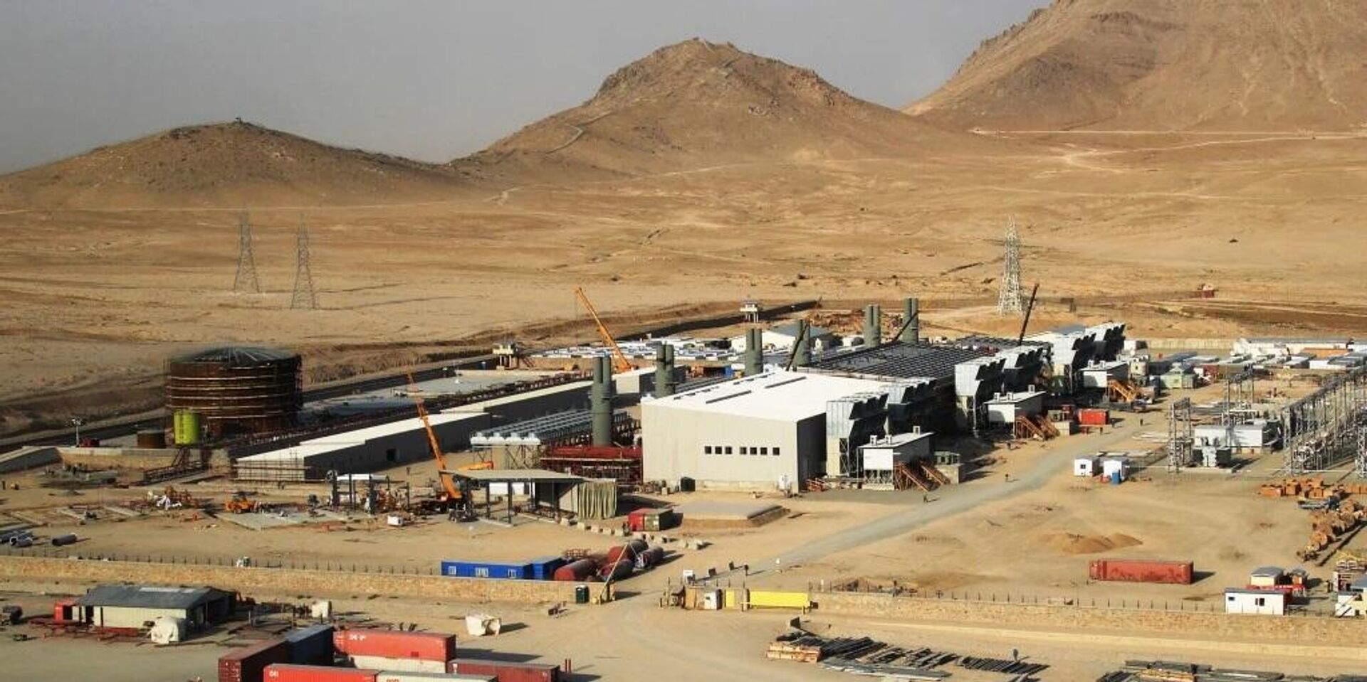 Khu vực xây dựng nhà máy điện hạt nhân El Dabaa ở Ai Cập.